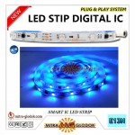 LED Strip Digital IC SMD 5050 Mata Besar | IP 20 + Remote dan Adaptor LED Strip Digital IC SMD 5050 Mata Besar | IP 20 + Remote dan Adaptor
